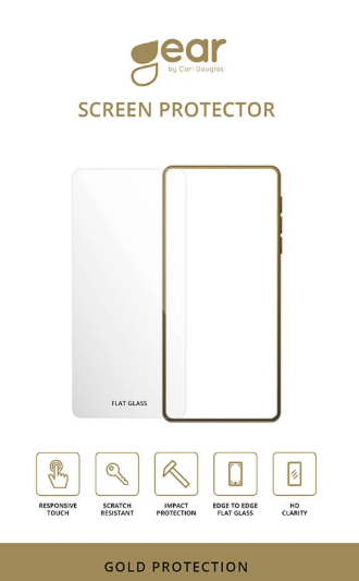 GEAR Skjermbeskytter 2.5D Gold Case Friendly - Samsung Galaxy A13 4G/A23 5G/A04s