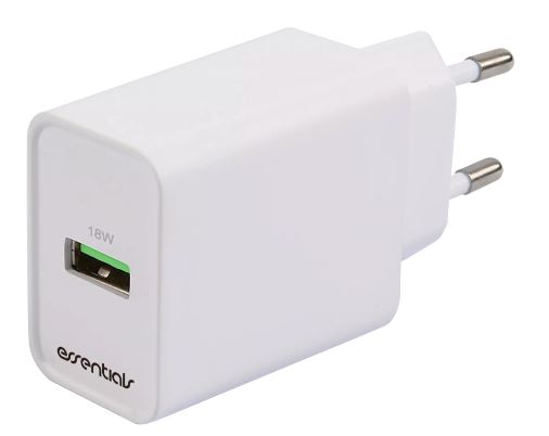 Essentials strømadapter - USB - 18 watt