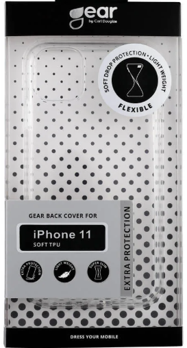 GEAR Mobildeksel TPU Transparent - iPhone 11