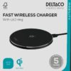 Deltaco Wireless Charger 15 W USB-C
