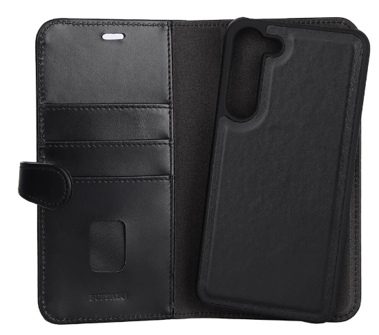 BUFFALO Mobildeksel 2-i-1 Svart - Samsung S23+ 5G