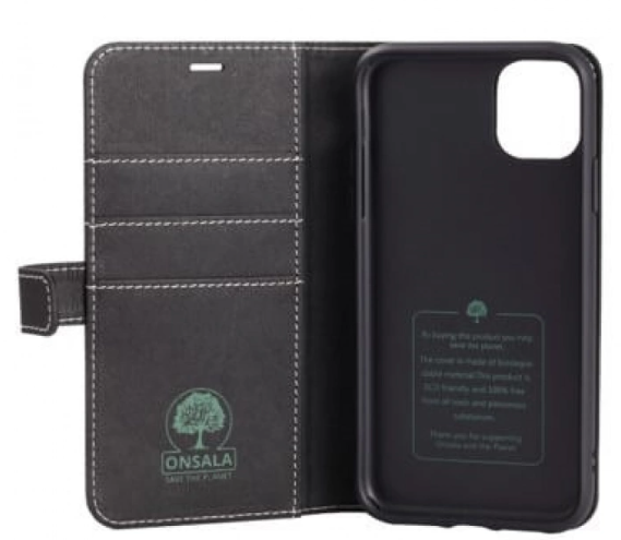 ONSALA ECO Lommebokveske Svart iPhone 11 Pro