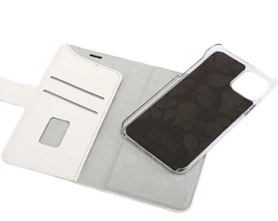 ONSALA Lommebokveske Saffiano White iPhone 11 Pro