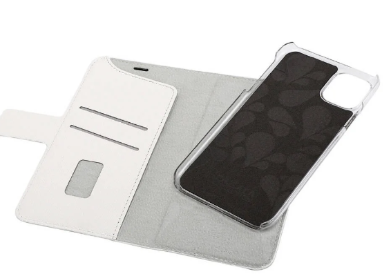 ONSALA Lommebokveske iPhone 12 / 12 Pro Saffiano White