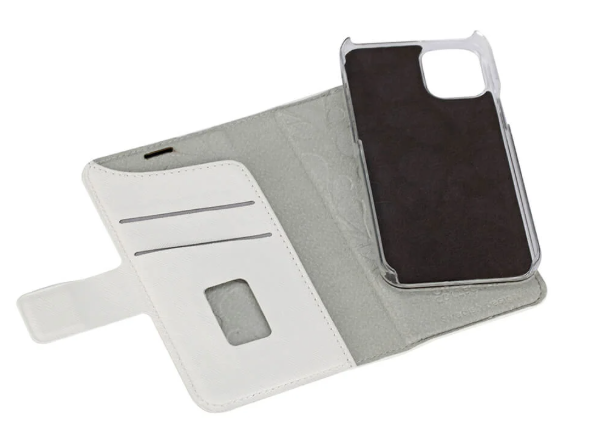 ONSALA Lommebokveske iPhone 12 Mini Saffiano White