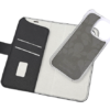 ONSALA Eco Wallet 2 card Recycled MagSeries iPhone 16 Pro Black