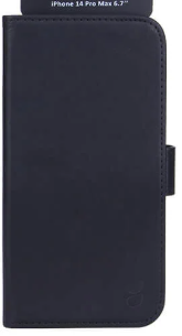 GEAR Lommebokdeksel Svart - iPhone 14 Pro Max