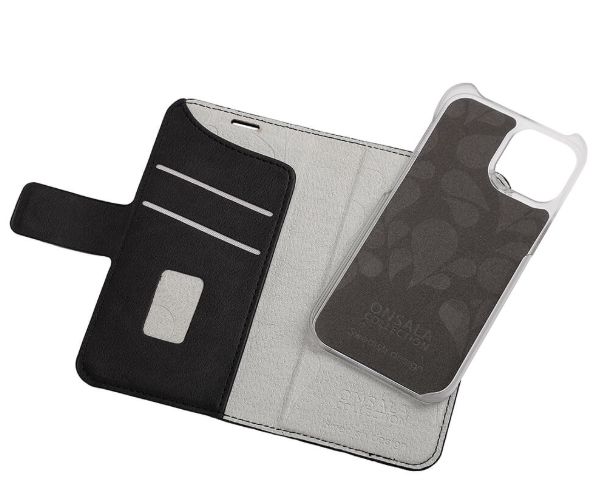 ONSALA Lommebokveske Midnight Black iPhone 13 Mini