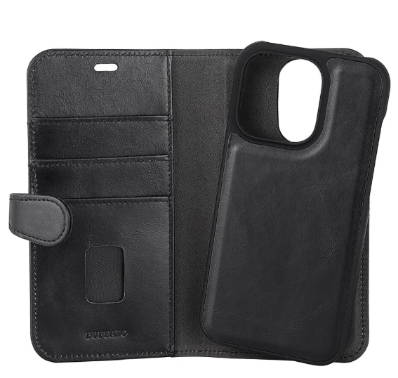 BUFFALO Lommebokdeksel iPhone 14 Pro Svart