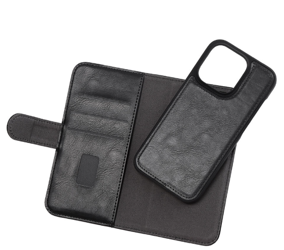 GEAR Lommebokdeksel 2-i-1 Svart - iPhone 14 Pro