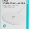 Deltaco Trådløs lader, 10 W, USB-C, Qi-sertifisert, hvit