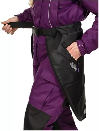 Sittepute med belte og lommer Hoppin pingvinbelte