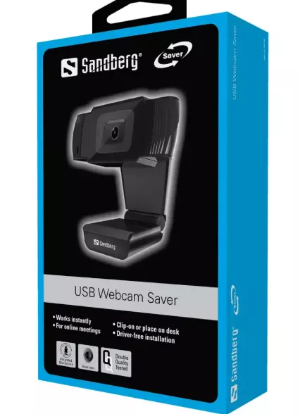 Sandberg USB Webcam Saver, Black