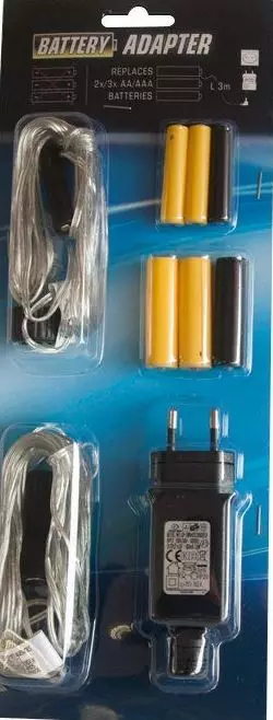 Batteriadapter for AA og AAA