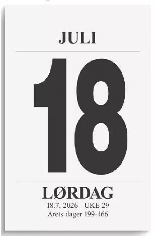 Avrivningskalender GRIEG 2026 medium