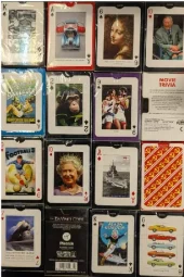 Spillekort med diverse motiv. Piatnik