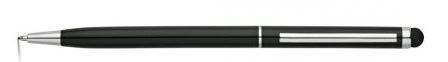 Kulepenn i aluminium ZOE Svart med touch spiss