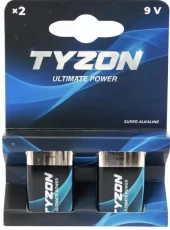 Tyzon 9 V superalkalisk, 2 stk.