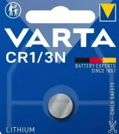 Varta Litium knappcellebatteri CR1/3N (varenr 201366 GP)