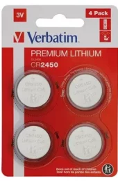 Lithium Battery CR2450 3V (4-Pack)