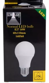 Normal LED E27 10W 810 Lumen (60W)