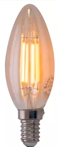 Filament LED Mignon 5W Amber Dimbar