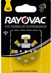 Rayovac batteri for høreapparat V10 PR70 blister