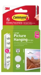 Command Strips White Large 4 Sets