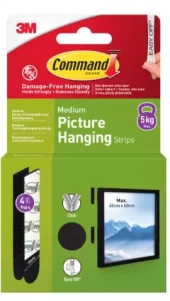 Command Strips Black Medium 4 Sets