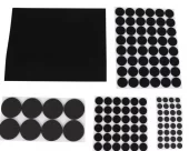 Filtputesett - 125 stk. assortert - svart