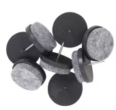 Glidesøm med filt Ø28 mm. x 8 sort