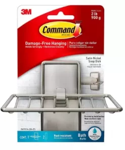 Såpeskål, matt nikkel,