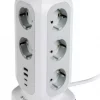 Verbatim Strømtårn EU 11xAC  2xUSB  2xType-C