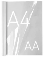 C-bind Mykt omslag - O.SOFTCLEAR 299 x 214 mm hvit pr.stk