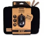 Port Designs Sleeve Torino Skin BK 10/12,5'' + USB-mus (PC/Mac) 501775 svar