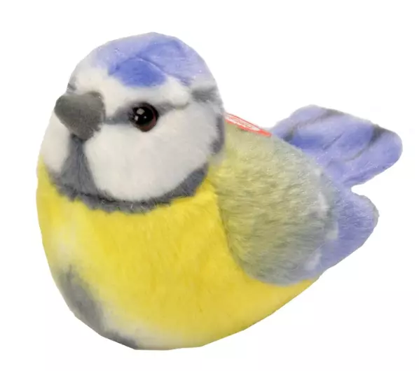 Kosedyr Bird with Sound 18 cm Blåmeis