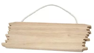 Treskilt, str. 16x5,5 cm,