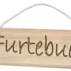 Treskilt Furtebua str. 16x5,5 cm,