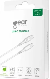 GEAR Ladekabel USB-C to USB-C 2.0