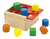 Puttekasse av tre VIGA , str. 13x13x8 cm