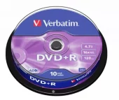 DVD+R 16x 4,7GB  spindle (10)