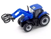 Mini-Arbeidsmaskiner - New Holland 3" traktor med frontlaster