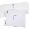Scrapbok med spiral str. 30,5x30,5 cm, 250 g, hvit