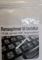 Rensepinner til tastatur 10stk