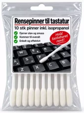Rensepinner til tastatur 10stk