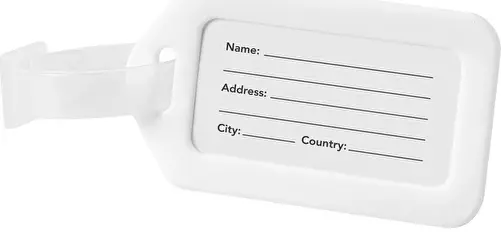 Bagasje-ID-merkelapp FINDO Hvit