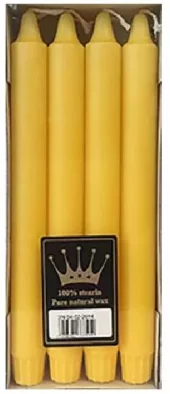 Kronelys DIANA stearin gul 9 tim