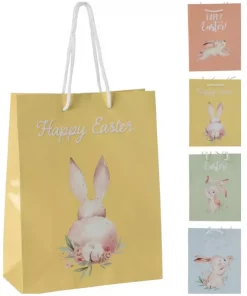 Gavepose påskemotiv ass. 16cm pr.stk