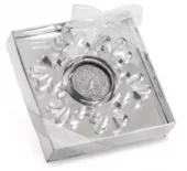 Pyntelys ELAINE Sølv snøfnugg