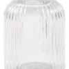 Glasskrukke, H: 14,5 cm, dia. 11 cm,